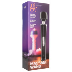GC Stimulateur Mega Wand 32cm - Tête 6cm Noir